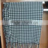 Manufacture Checked Hot Selling Fashion Scarf Shawl for Women thumbnail-1