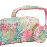 Clear Plastic Makeup Train Case Travel Cosmetic Package Bag thumbnail-1