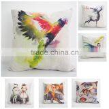 Throw cushions plain linen/cotton pillow covers decorative outdoor chair pillows