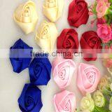 Wholesale Polyester Handmade DIY Satin Ribbon Flowers for Wedding Bridal Hand Bouquet Corsag Garment Accessories thumbnail-3