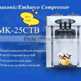 Full stainless steel table top commercial soft ice cream machine