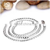 Hot sale stainless steel link fancy long chain necklace designs