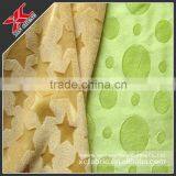 Warp Knitting Textile 100% Polyester Velvet Embossed Fabric