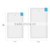4000mah Credit Card Power Bank , Credit Card Size Power Bank 4000mah Capacity thumbnail-1