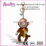 Hot Selling New Design Fashion Pretty Gifts and Promotional Gift Wholesale Cheap Plush Toy Keychains Monkey thumbnail-4