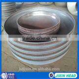 Elliptical carbon steel tank ends/pressed metal pipe end cap