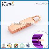 Lead Free Custom Metal Zipper Puller in Rose Gold Color for Wallet thumbnail-3