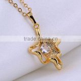 doll zircon pendant necklace ,zircon jewelry(AM-D0054-J)