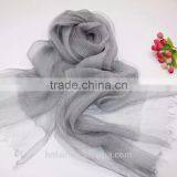 New Products Lady Fashionable Silk Muslim Square Scarf thumbnail-4