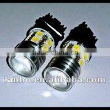 3157 3156 7w CREE Q5 +12 5050 SMD White LED CAR BACKUP LIGHTS w PROJECTOR LENS