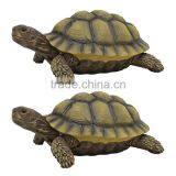 Personalized Handmade Color Painted Decorative Turtle Statue Set thumbnail-1