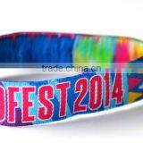One Time Use RFID F08 Woven Fabric Wristband / Bracelet thumbnail-4