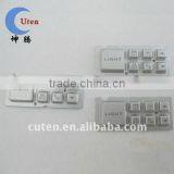 Custom Silvery Silicone Rubber Keypad for Clock thumbnail-1