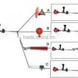 4 in 1 Gasoline Petrol Multi-functional Cutter 43 CC Pole Pruner Pole Saw Pole Trimmer thumbnail-1