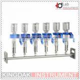 6-branches Lab Vacuum Filtration/Manifolds Vacuum Filtration----Glass/stainless Steel Funnel