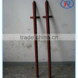 Cheap European Red Painted Steel Fence Angle Post Made in China thumbnail-1