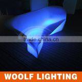 Plastic Modern Appearance Three Seat LED Glowing Sofa