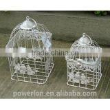 POWERLON Elegant Wedding Ornaments Metal Bird Cage for Card Using thumbnail-3