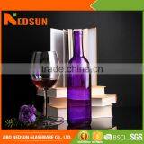 OEM Design Purple Glass Wine Bottles for Sale Made in China thumbnail-1