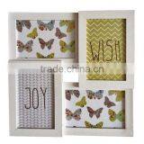 Store More 4 Compartment White MDF Display Photo Frame thumbnail-2