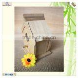 Price Small Cute Unfinished Paulownia Wooden House Model thumbnail-2