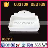 Made in China Artistic Ceramic Wall Mounted Soap Dish for Bath Accessories thumbnail-6