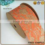 High Quality Online Lace Mesh Linen Jute Craft Fabric Ribbon Wholesale thumbnail-3