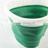 5L Outdoor Folding Circular and Heart Shaped Silicone Bucket thumbnail-6