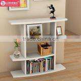 New Design Modern 4 Tier Wave Bookshelf MDF Wood Hall Console Table thumbnail-4