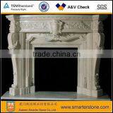 White Marble Fireplace Hearths thumbnail-1