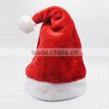 New Products 2017 Red Vintage Traditional Fabric Xmas Cap Wool Felt Crazy Christmas Hats for Men Women Holiday Ornaments Gifts thumbnail-2
