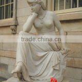 Hand Carving The Libyan Sibyl Nude Lady Statue thumbnail-1