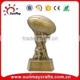 2016 Hot Sale Products Cheap Polyresin World Cup Trophy Customized Trophy thumbnail-3