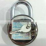 High Quality 50mm Solid Brass Combination Padlock With Master Key thumbnail-2