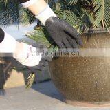 NMSAFETY 7g Nylon 3/4 Coated Black Crickle Finish Latex Gloves Thermal Working Glove/absration Resistant Glove thumbnail-1