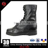 Factory Price ODM Avaliable Black Grain Leather Military Boots thumbnail-1