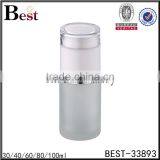 China Cosmetic Hot Products 30 100ml Frosted Glass Bottle for Water Cosmetic Toner With Plastic Cap and Insert thumbnail-1
