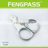 CC-1012 6.4cm 2CR13 Stainless Steel Scissors-Shaped Full Metal Cigar Cutter thumbnail-1