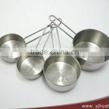 Wire Handle 4pcs Stainless Steel Measuring Cups(HMT-05) thumbnail-1