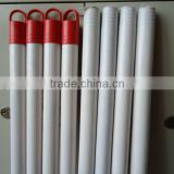 ripple white PVC broom handles