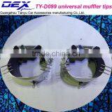 Lovely Silver Bowknot Kitten Universal Muffler Tips thumbnail-1