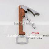 2014 New Wine Multifunction Keychain Bottle Opener Stainless Steel Durable Fashion C0105W thumbnail-1