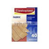 ELASTOPLAST FABRIC PLASTERS ASSORTED STRIPS X 40 thumbnail-1
