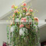 Hot Sell Artificial Hydrangea Silk Flowers Wedding Wall Decoration Table Centerpiece thumbnail-3