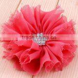 Handmade Shabby Chiffon Flower Clip for Kids Hair Accessories thumbnail-4