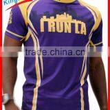 2016 New Products Men Sports Shirts, Breathable and Soft Coolmax Mesh Material Running Wear thumbnail-1