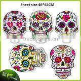 Skull T-shirt Heat Transfer Sticker Iron On Plastisol Heat Transfer thumbnail-3