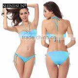 11 Pure Colors Bikini Large Size Beautiful Xxx Sex China Bikini Girl Photos Swimwear Chest Pad Swimwear thumbnail-2