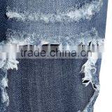 Ladies Top Design Denim Fabric Distressed Jeans Women Jeans Pent Pants for Woman thumbnail-3