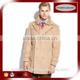 Custom Design Elegant Double Breasted Wool Trench Coat thumbnail-1
